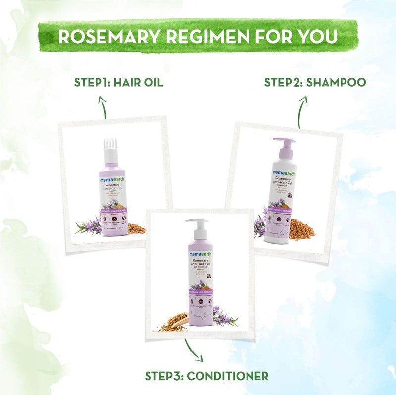 Rosemary Anti-Hair Fall Conditioner with Rosemary & Methi Dana for Reducing Hair Loss & Breakage - 250 ml