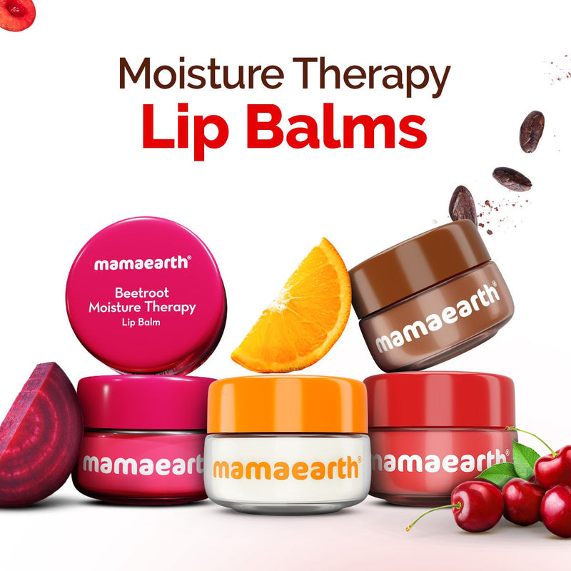 Cherry Moisture Therapy Lip Balm with Cherry & Vitamin E for Dry & Chapped Lips- 15 g