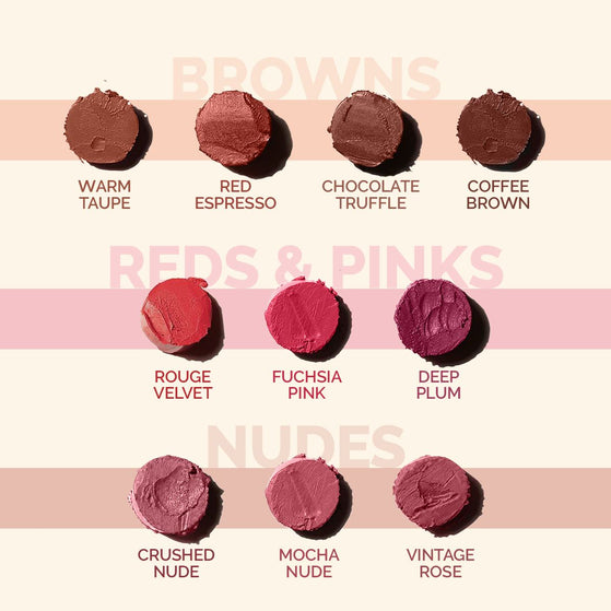 Luxe Matte Long Stay Lipstick with Passion Fruit Oil & Vitamin E -2g | Red Espresso