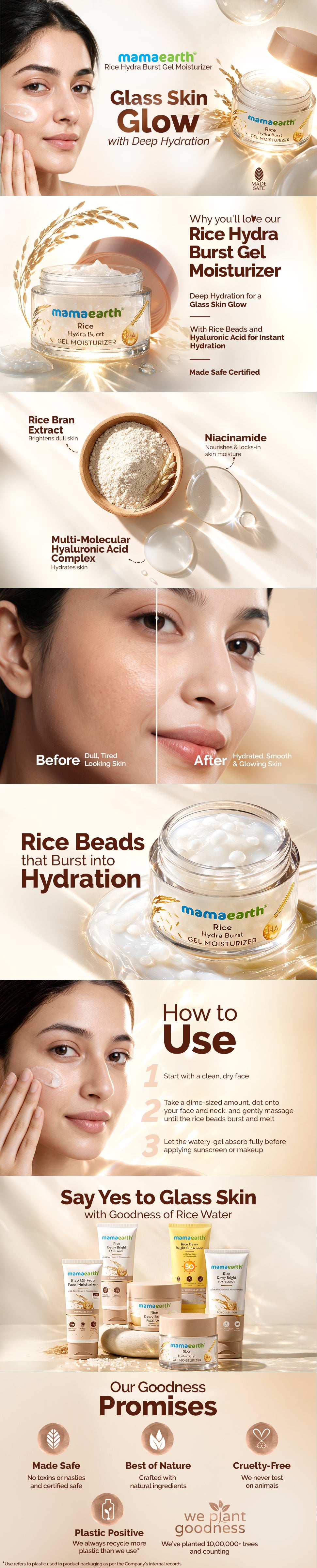 About Rice Hydra Burst Gel Moisturizer