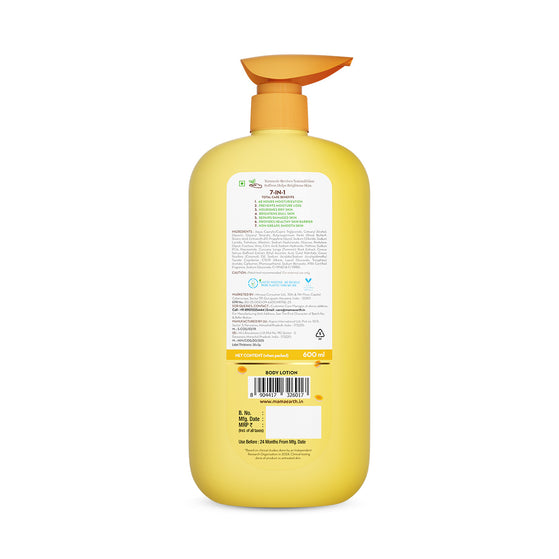 Mamaearth Ubtan Moisturizing Body Lotion with Turmeric & Saffron for Glowing Skin - 600 ml