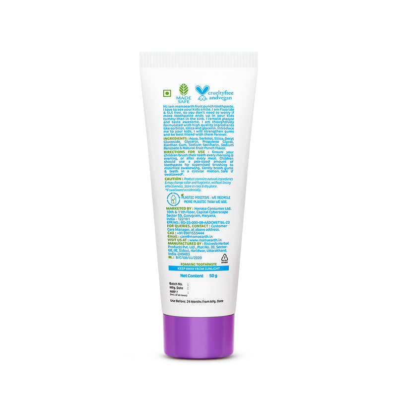 Mamaearth Fruit Punch Toothpaste