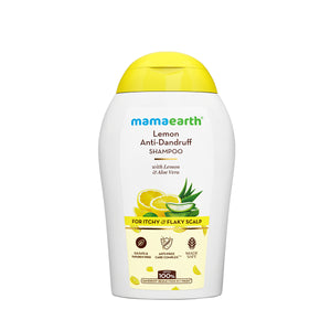 Lemon Anti-Dandruff Shampoo with Lemon & Aloe Vera for Itchy & Flaky Scalp - 100ml