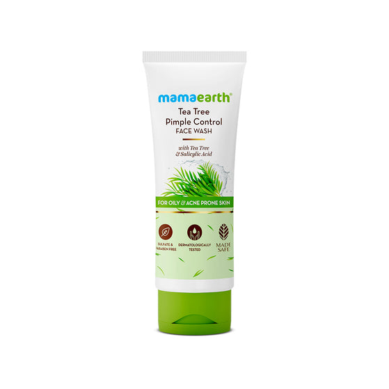 Tea Tree Pimple Control Face Wash with Tea Tree & Salicylic for Oily & Acne-Prone Skin - 100ml