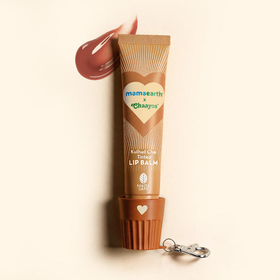 Mamaearth X Chaayos Kulhad Chai Tinted Lip Balm - 10g