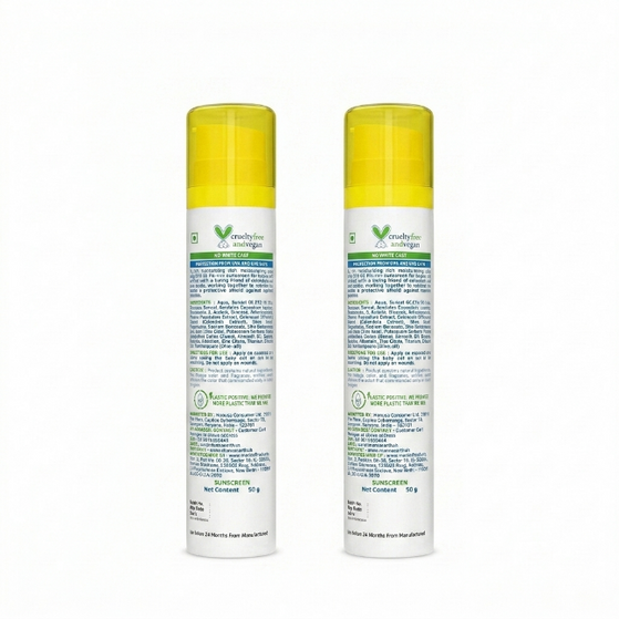 Mamaearth Baby Rich Moisturizing Ultra Light Sunscreen - 50g (Pack of 2)