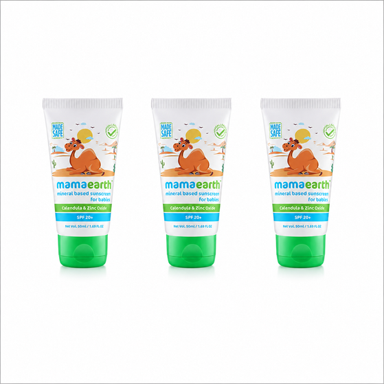 Mineral Based Sunscreen 50ml (Pack of 3)