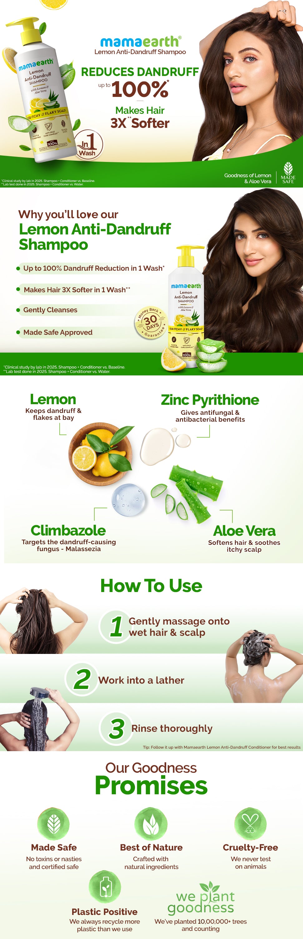 About Lemon Anti-Dandruff Shampoo