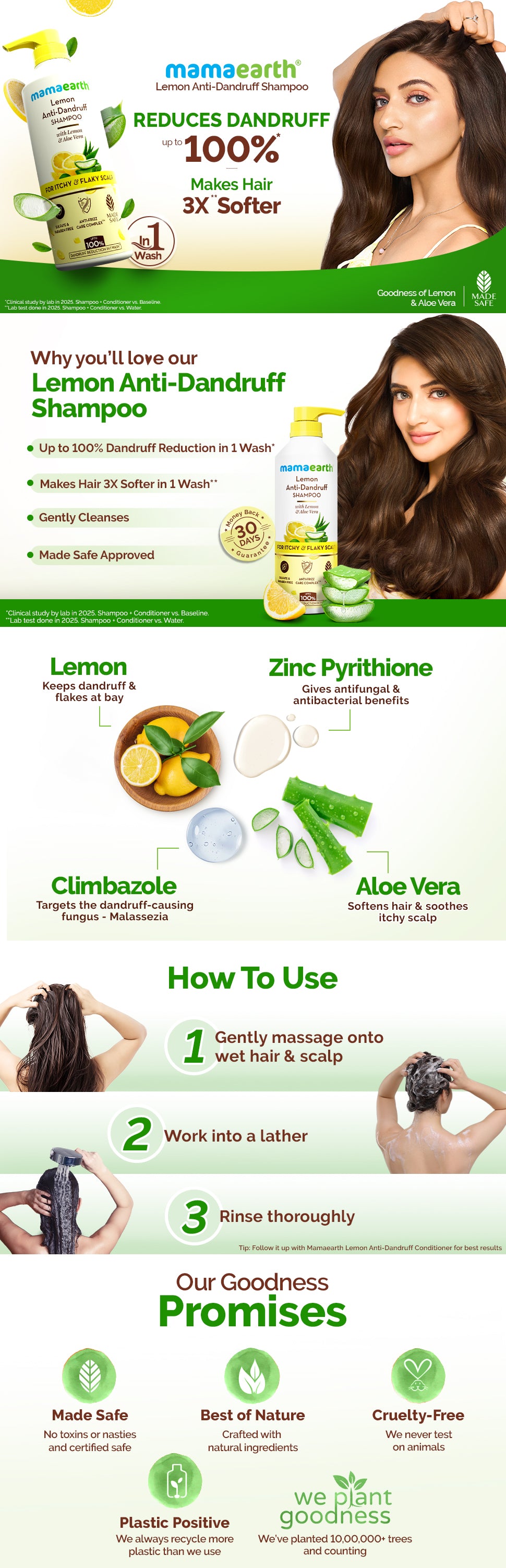 About Lemon Anti-Dandruff Shampoo