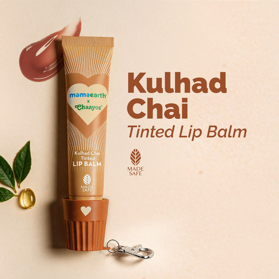 Mamaearth X Chaayos Kulhad Chai Tinted Lip Balm - 10g