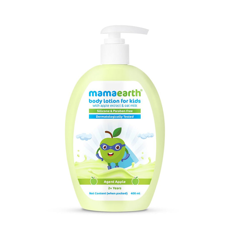 Agent Apple Body Lotion for Kids with Apple & Oat Milk– 400 ml