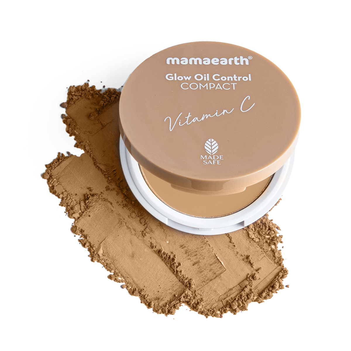 Mamaearth Glow Oil control compact - Almond Glow with Rice Water and Niacinamide for Glass Skin, 100 ml