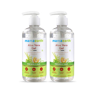 Aloe Vera Gel with Pure Aloe Vera & Vitamin E for Skin and Hair - 300 ml (Pack of 2)