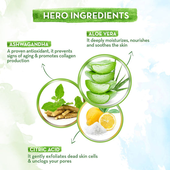 Aloe Vera Night Cream with Aloe Vera and Ashwagandha