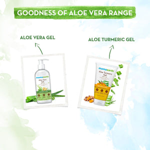 Goodness of aloe vera range of Mamaearth 