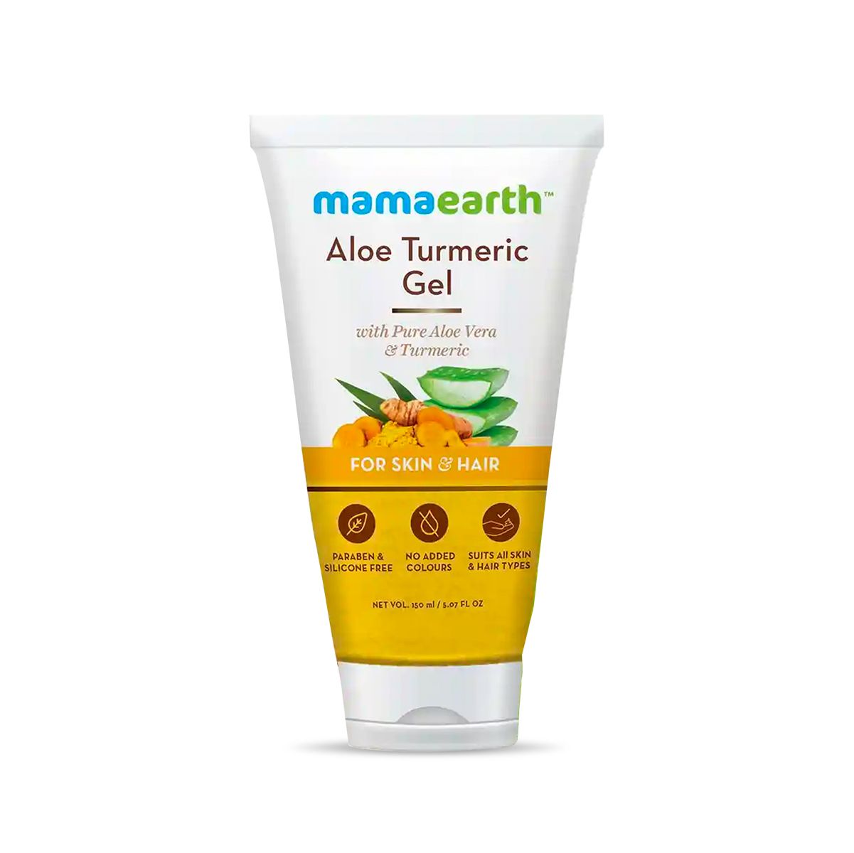 Aloe Turmeric Gel for Skin and Hair 150ml