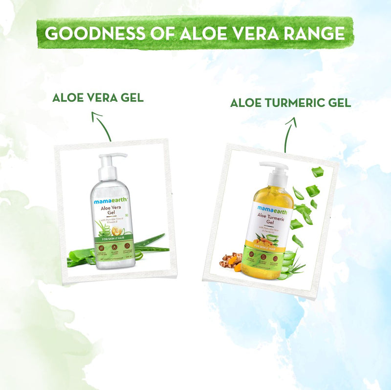 Aloe Turmeric Gel for Skin and Hair 300ml (Saver Pack, get 20% extra)