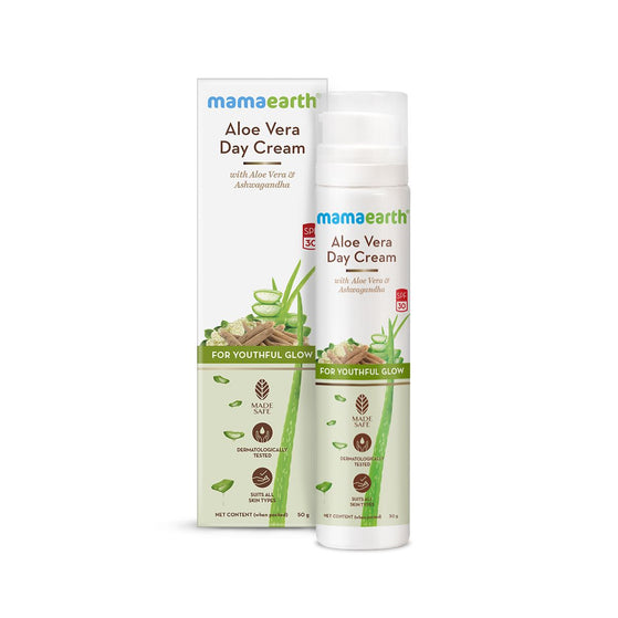 Mamaearth Aloe Vera Day Cream for a Youthful Glow