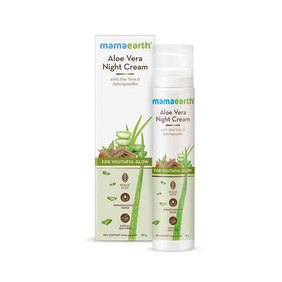 Aloe Vera Night Cream for a Youthful Glow