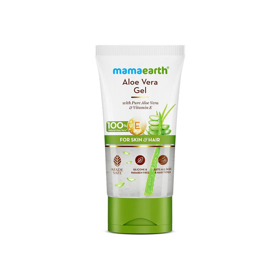 Aloe Vera Gel with 100% Natural Aloe Vera & Vitamin E for Skin & Hair - 150 ml