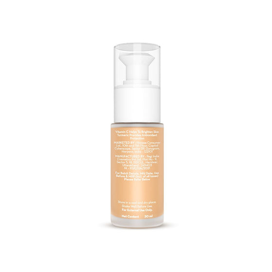 Hydra-Glow Full Coverage Foundation With Vitamin C & Turmeric - 30 ml | Crème Glow