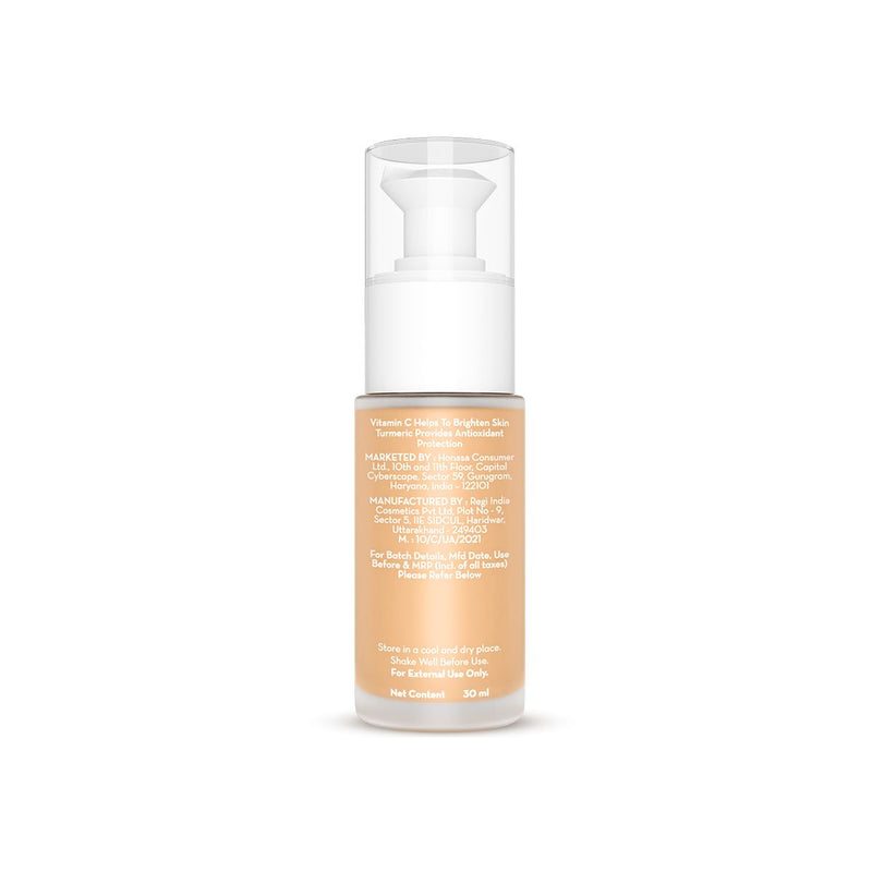 Hydra-Glow Full Coverage Foundation With Vitamin C & Turmeric - 30 ml | Crème Glow