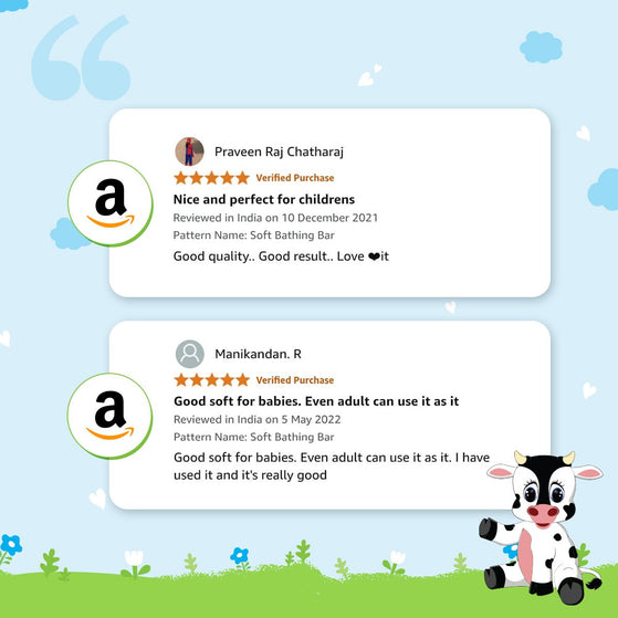 Milky Soft Baby Bathing Bar customer reviews Amazon