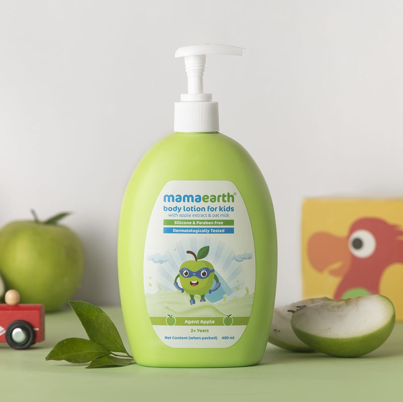 Agent Apple Body Lotion for Kids with Apple & Oat Milk– 400 ml