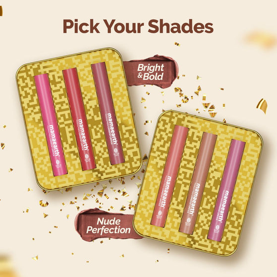 Moisture Matte Long Stay Lipstick Gift Set - Bright and Bold
