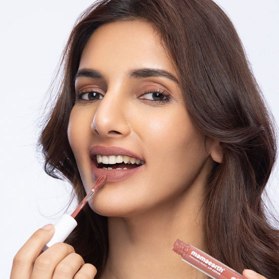 Caramel colour matte liquid lipstick