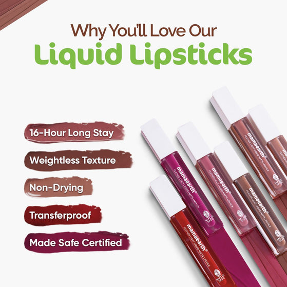 mamaearth feather light lipstick