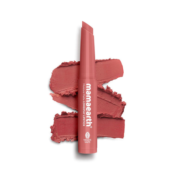 Moisture Matte Longstay Mini Lipstick- 0.7 g | Bubblegum Nude - 0.7 g