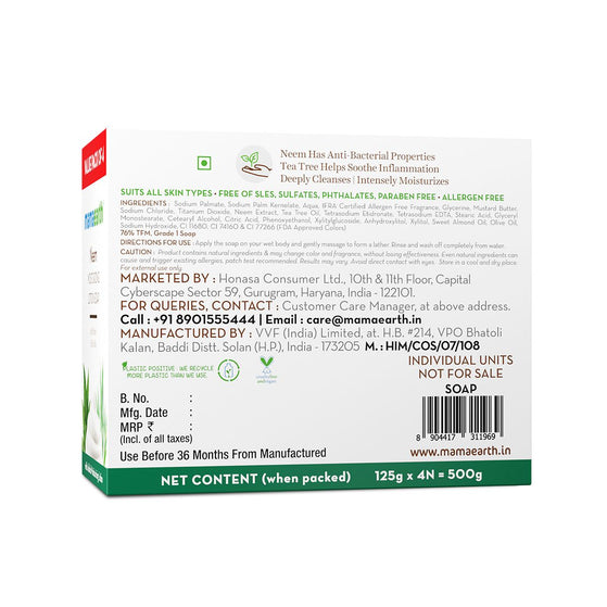 Neem Moisturizing Lotion Soap (3 + 1 Free) (125 g x 4)