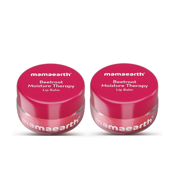 Beetroot Moisture Therapy Lip Balm with Beetroot & Hyaluronic Acid for Dry & Chapped Lips- 15 g (Pack of 2)