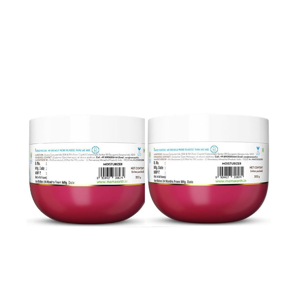 Beetroot Hydraful Moisturizer with Beetroot & Hyaluronic Acid for Natural Pink Glow - 200 g (Pack of 2)