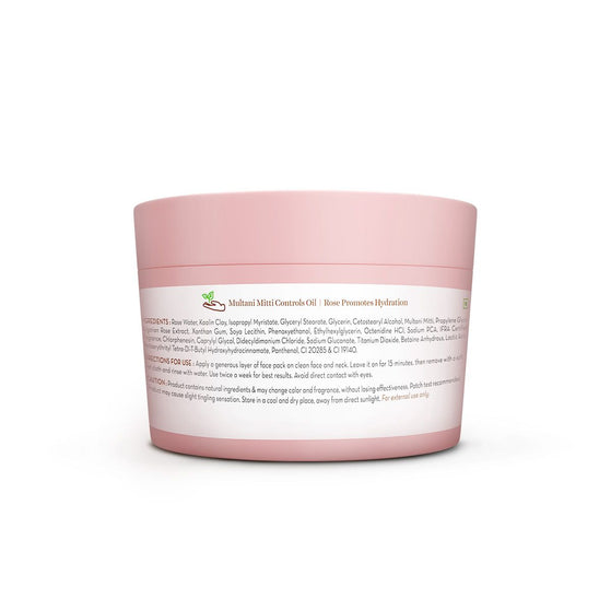 Multani Mitti Oil Balance Face Pack with Multani Mitti & Bulgarian Rose for Normal to Oily Skin - 200 g