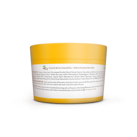 Ubtan Detan Face Pack with Turmeric & Saffron for Normal to Oily Skin - 200 g