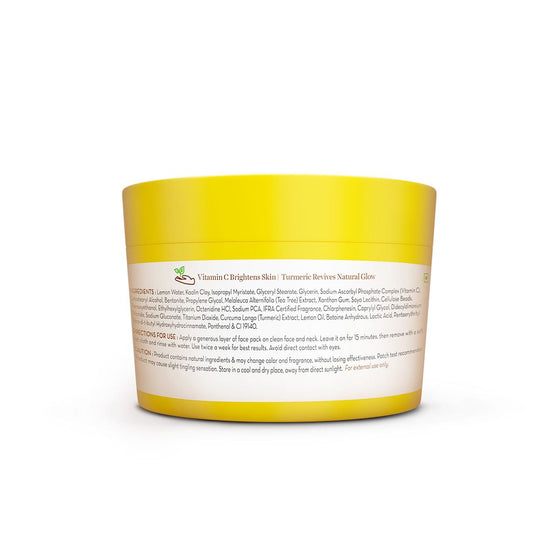 Vitamin C Daily Glow Face Pack with Vitamin C & Turmeric for Illuminating Skin - 200 g