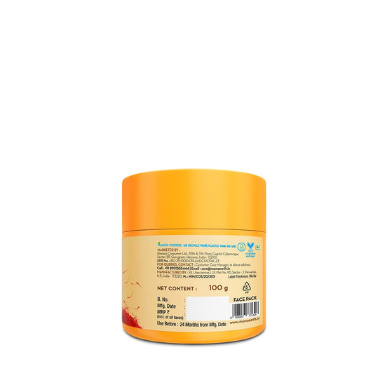 Ubtan Detan Face Pack with Turmeric & Saffron for Normal to Oily Skin - 100 g