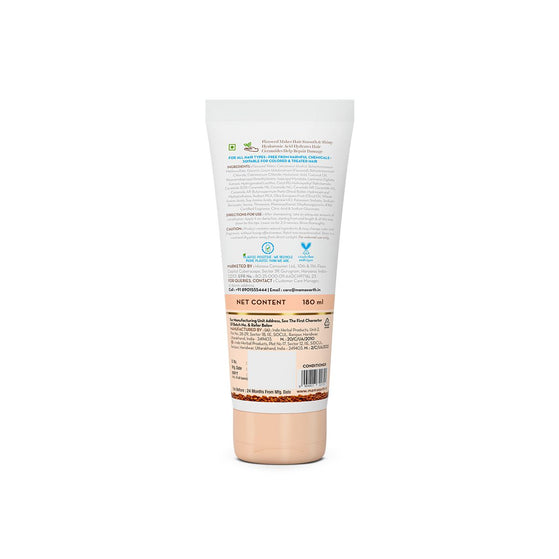 Flaxseed Damage Repair Conditioner with 2% Flaxseed & 1 % Hyaluronic Acid for Softness & Shine -180 ml