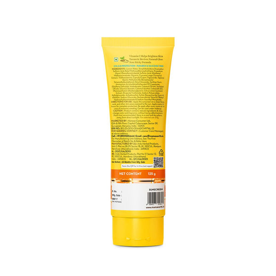Vitamin C Daily Glow Sunscreen tube front back view