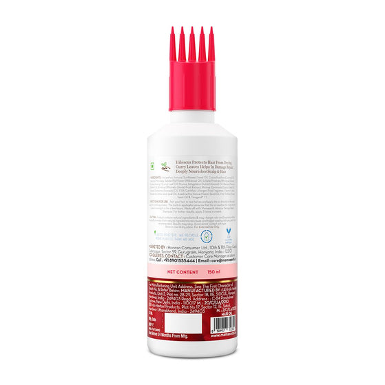 Hibiscus Damage Repair Hair Oil with Hibiscus & Curry Leaves - 150 ml