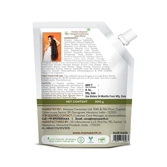 Kerala Thaali Pre-Shampoo Hair Mask with Power of 12 Herbs for Thick & Long Hair - 200 g