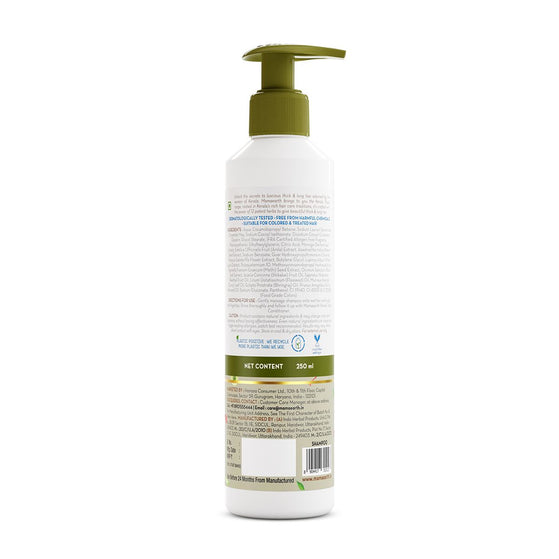 Mamaearth Kerala Thaali shampoo back label details