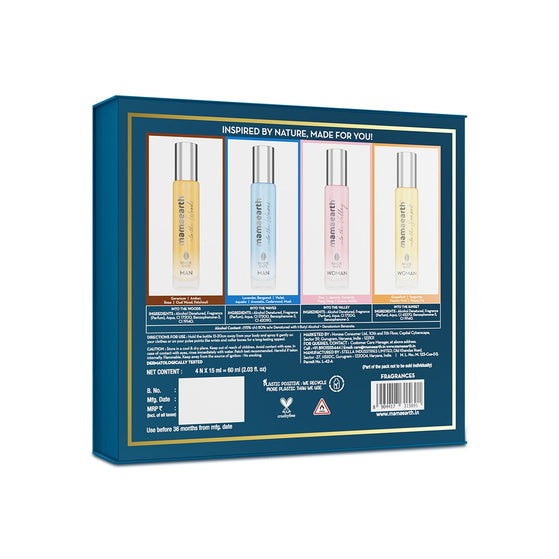 Mamaearth Perfume Gift Set of 4 for Men & Women