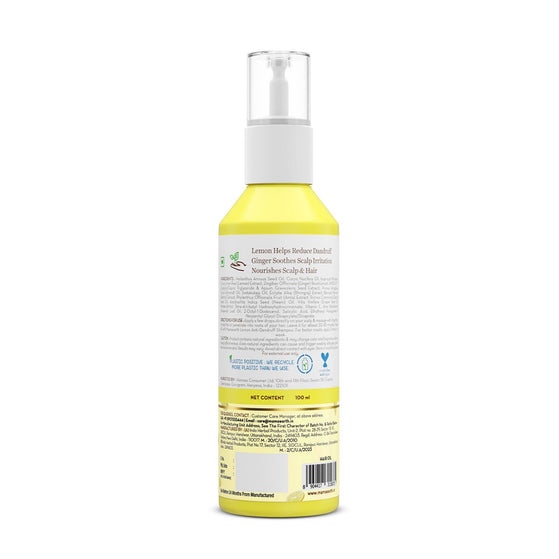 Mamaearth Lemon Anti-Dandruff Hair Oil with Lemon & Ginger for Dandruff & Itch-Free Scalp - 100 ml