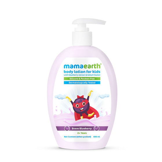 Brave Blueberry Body Lotion For Kids with Blueberry and Kokum Butter– 400 ml