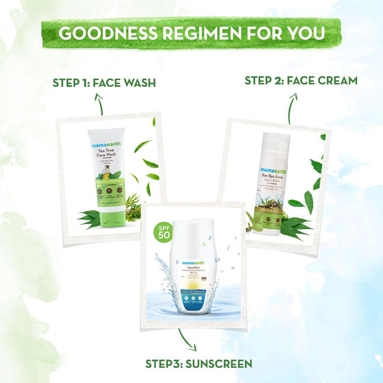 Good Skin Care Regimen with Bye Bye Acne Face Cream
