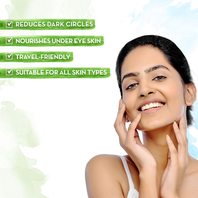 Bye Bye Dark Circles Eye Cream with Cucumber and Peptides for Dark Circles - 20g