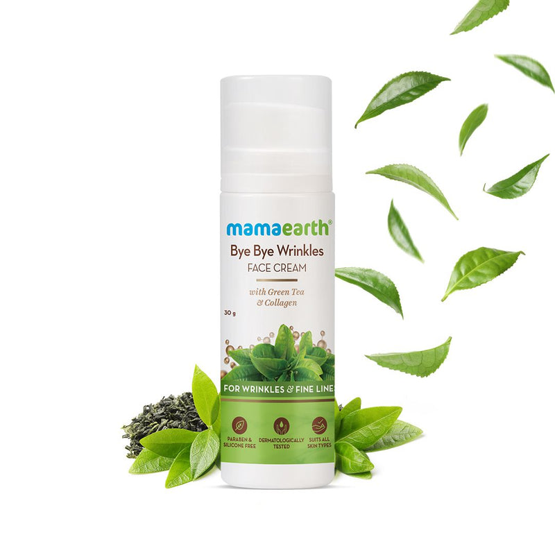 Bye Bye Wrinkles Face Cream with Green Tea & Collagen for Wrinkles & Fine Lines – 30 g